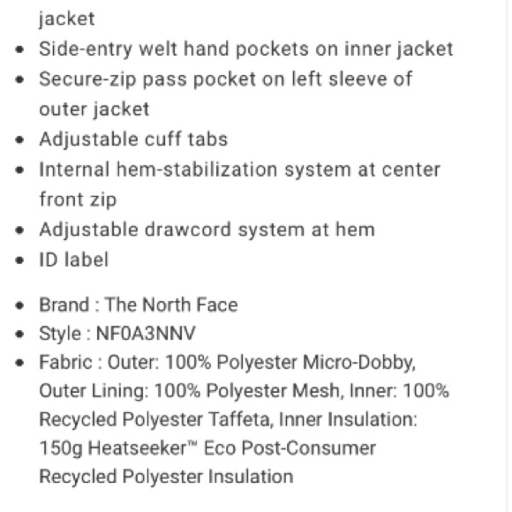 NORTH FACE**Triclimate 2-in-1 Jacket**XL**$190 - Picture 7 of 8
